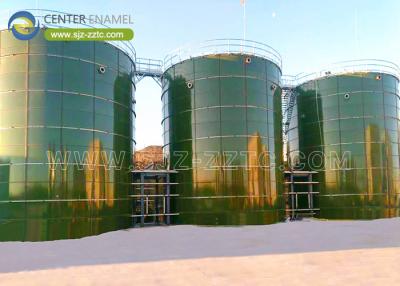 China Center Enamel Provides Anaerobic Digester Tanks For Kyrgyzstan Biogas Project for sale