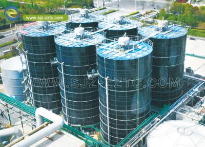 China Center Enamel Provides Anaerobic Digester Tanks For Laos Biogas Project for sale