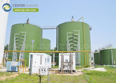 China Center Enamel Provides Anaerobic Digester Tanks For North Korea Biogas Project for sale