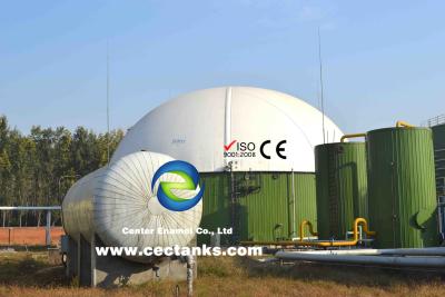 China Grote met staal gesmolten glazen tanks voor de opslag van mest van vee en pluimvee in biogasproject Te koop