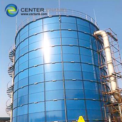 China Glass Fused To Steel SBR Waste Water Storage Tanks , Bolted Steel Water Storage Tanks for sale