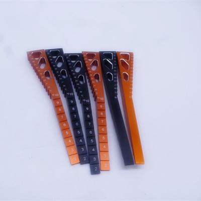 China Aluminum 2 in 1 RC Car Height Gauge Aluminum Alloy Size Measuring Tool for RC Car for sale