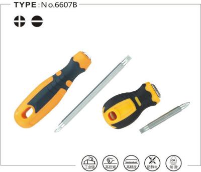 China HSS Dual Function Retractable Screwdriver with Magnetic for sale