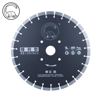 China Cutting Stainless Steel 400mm Diamond Concrete Cutting Machine Saw Blade Asphalt Cement Road Cutter Blade for sale