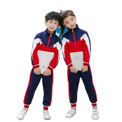 China Cute School Style Custom School Tracksuits Primary School Uniform for sale