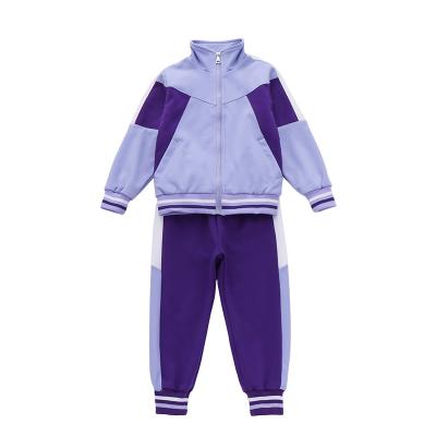 China School Latest Custom Design Primary Teeenagers Autumn Winter Girls Boys Kids Color Combination Kindergarten Tracksuits School Uniforms for sale