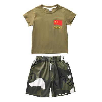 China School Customized Suit Children Military Training Primary School Sportswear School Uniform Camouflage Suit for sale