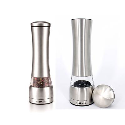 China Viable Professional Manufacturer Selling Adjustable Coarseness Premium Portable Stainless Steel Salt and Pepper Grinder Mill Set for sale