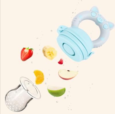 China Infant Teether Toy Silicone BPA Free Feeder Pacifier Feeder Baby Food Fruit Pouches For Toddlers Kids for sale