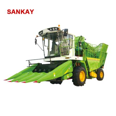 China 4YZ-4B Maize Hot Selling Small Combine 4 Row Self Propelled Corn Harvester for sale