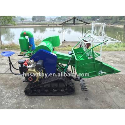 China Rice Hand 0perated Mini Rice Combine Harvester with Best Price for sale