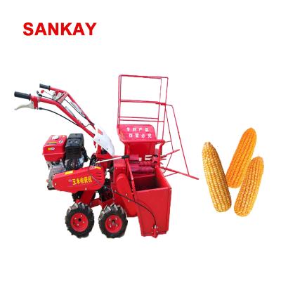 China Corn Harvester Diesel Engine Hand Corn Cob Harvester One Row Small Corn Harvester for sale