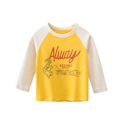 China Girls Anti-Shrink Cotton Stitches Cute Children Long Sleeve Tops Girl Kids Long Sleeve Shirts Kids T-Shirt for sale