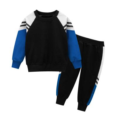 China Casual Round Neck Boys Clothes Jogging Spring And Autumn Suit Boy Sports Two Piece Suit for sale