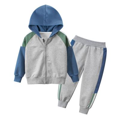 China Boys Casual Clothes Jogging Spring And Autumn Suit Boy Sports Two Piece Suit for sale