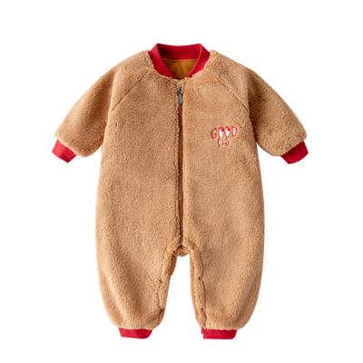 China 2021 Newborn Warm Breathable Baby Girl Clothes Boy Suit Winter Overalls for sale