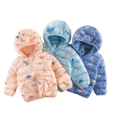 China Viable new style cute bright colorful color down cotton jacket candy color baby boys and girls winter coat for sale