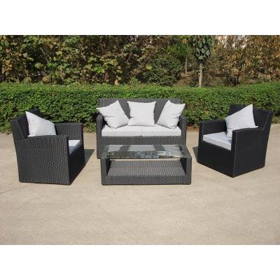 China Modern Leisure Patio Sofa And Coffee Table Set Outdoor Garden Furniture for sale