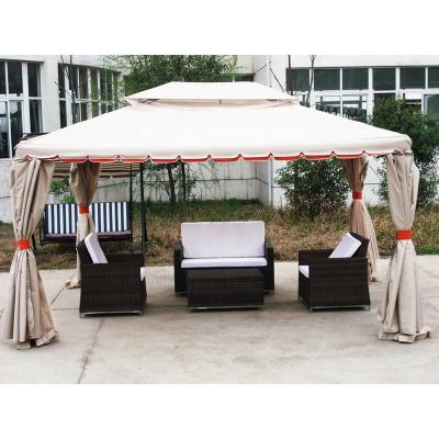 China Custom Cheap Garden Pavilion Canopy Gazebos Gazebos 332pcs 3*4M Outdoor All-season 332pcs 3*4M for sale