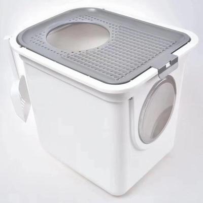 China Pet Product Space Large Cat Dog Litter Box Enclosure Stocked Furniture for sale