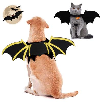 China Stocked 2021 Pet Apparel Dog Cat Bat Halloween Clothes For Cats for sale