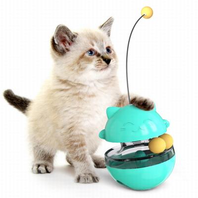 China Healthy and Funny Intelligent Pet Cat Ball Cat Ball Universal Viable Lucky Treat Dispensing Ball Smart Interactive Toys for sale