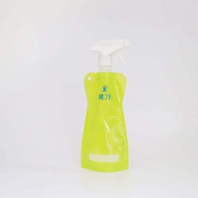 China Recyclable Custom Logo Sprayer Watering Can Plastic Pouch Holder Up Water Spray Packaging Bags for sale