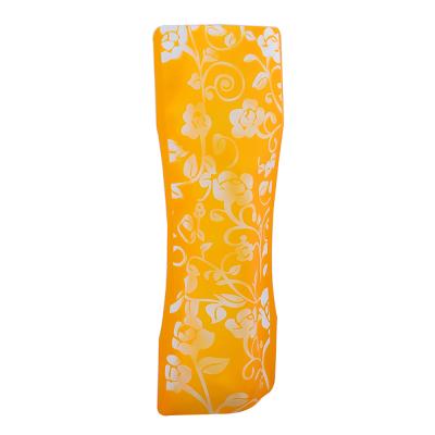 China Art On Vases Clear Folding Disposable Custom 0.1~0.5mm Printed Plastic Flower Vase for sale