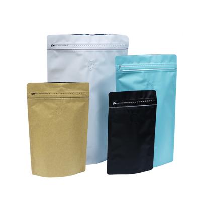 China Recyclable Recyclable Durable Using Low Price Aluminum Foil Coffee Bag Packaging With Valve for sale