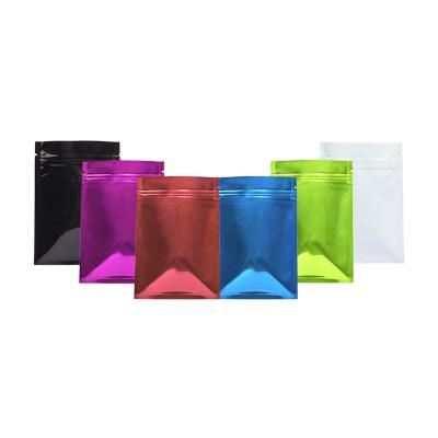 China Custom Printing Matte Black Zipper Aluminum Foil Food Packaging Bag Colored Bags Recyclable For French Fries for sale