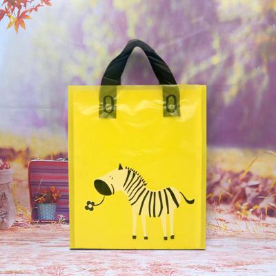 China High Quality Goods Recyclable Using Various Plastic Custom Tote Shopping Bag Logo for sale