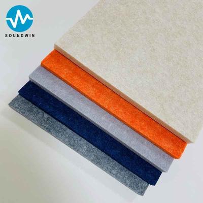 Chine Panneau acoustique coloré en fibre de polyester résistant au son Pet Fire Retardant Acoustique Board For Studio à vendre