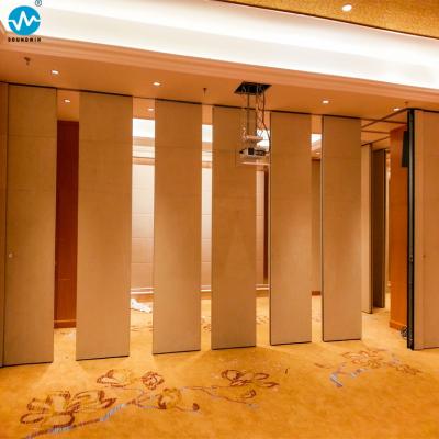 China Sliding Walls Operable Acoustic Partition Screen For Hotel Restaurants for sale