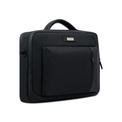 China Wholesale 15.4 Inch Suitcase Handbag Briefcase Nylon Case Carry On Handbag Gray Black Color For Laptop for sale