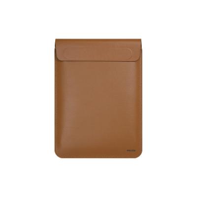 China Perfect Protection Laptop Buckle Cover Device Waterproof Leather Magnetic Laptop Sleeve for sale