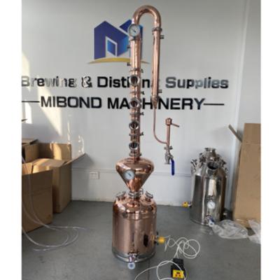 China Construction worksÂ   50L/100L Stainless Steel Modular Alcohol Distillery Machine / Micro Distillery Equipment Price for sale