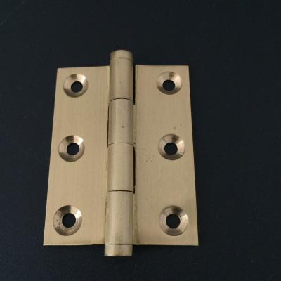 China Traditional Made In China Cheap Price Flat Head Hinge Brass Door Hinge for sale