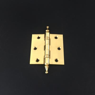 China Crown Head (Pagoda Head) 3 - 5 inch Pagoda Hinges Brass Crown Head Wood Door Hinges for sale