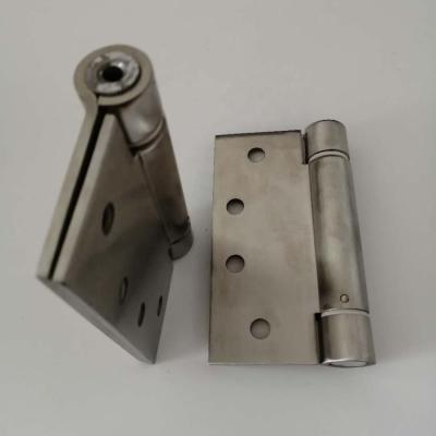 China Stainless Steel Spring Door Hinges Zero Single Self Closing Door Hinges for sale