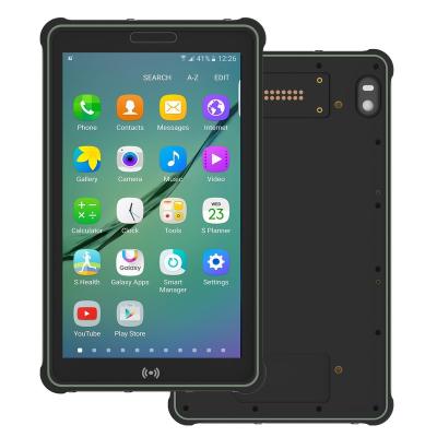 China 8inch Ultrathin Android 11 Rugged Tablet Waterproof with 6G RAM 128G ROM 4G lte wifi BT GPS Barcode Reader Optional for sale