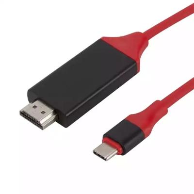 China High Quality Multimedia Type C to HDMI Cable 2.0M USB 3.0 Male 3.1 For Samsung Galaxy S8 S8 for sale