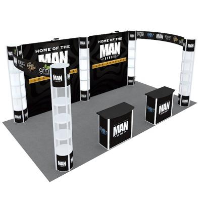 China New Design Lightweight Aluminum Portable Tower Display Expo 10x20 Expo Frame Fair Trade Show Booth for sale