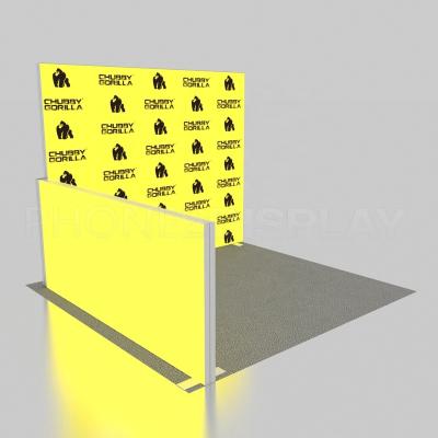 China Modular Expo LED Backlit Aluminum Modular 10 X 10 Ft Backlit Aluminum Modular Polyester Trade Show Booth 10 X 10 Ft Full Advertising Fair SEG CN CN; JIA for sale