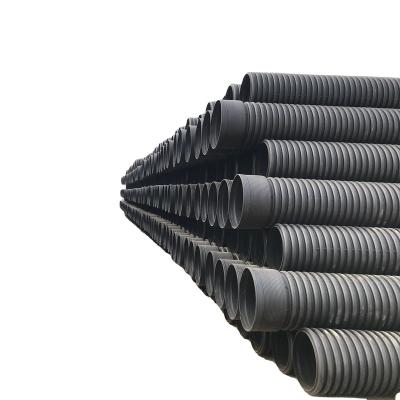 China Potable Pressure Water China Factory Dn110-800 Good Quality HDPE Double-wall Corrugated Pipe for sale