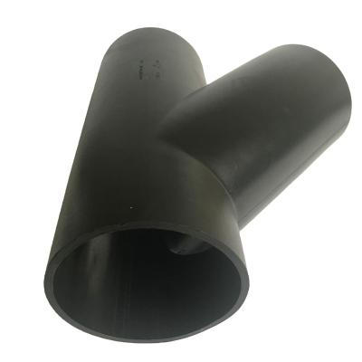 China High Quality Competitive Price Water Pressure Pipe Fitting Tee 50-315mm HDPE Flanged Pipe Fittings for sale