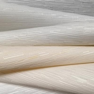 China Greenguard Beige Fireproof Polyester Roller Blinds Fabric Semi Blackout for sale