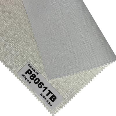 China White Beige 100% Polyester Roller Blind Fabrics For Windows 355g for sale