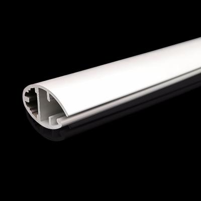 China Motorized 78mm Roller Blind Aluminium Tube Bottom Rail 13 Cover for sale