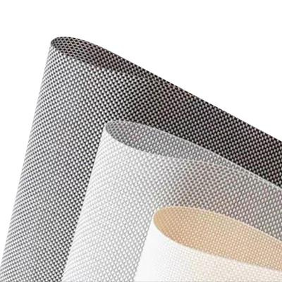 China Mesh 36x36 One Way Vision Fiberglass SunScreen Fabric AATCC 16-2003 for sale