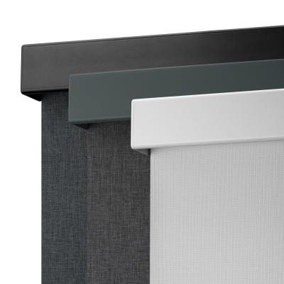 China Patrón sencillo Blanco Revestido 100% Poliéster 2.8m Ancho Oscurecimiento Luz Roller Blinds Tejidos Para Ventana en venta